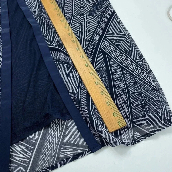 Adrianna Pappell Maxi Skirt Womens 12 Blue 3727 - Picture 9 of 10